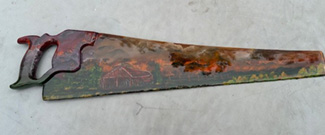 Saw with wildfire